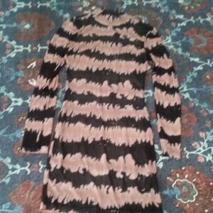Stylish Black and Pink Women's Dress